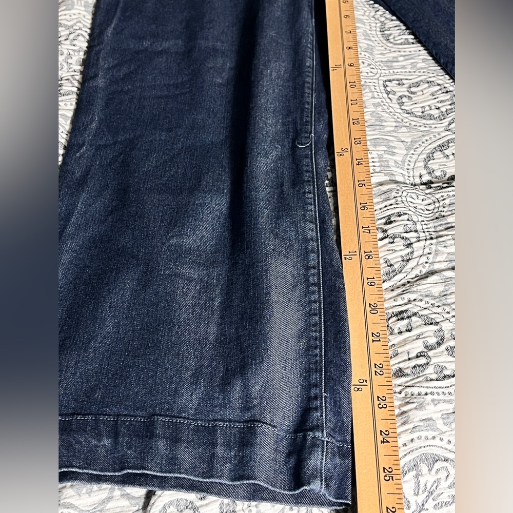 Ruby Rd. Wide Leg Dark Blue Jeans 8P - Picture 7 of 8
